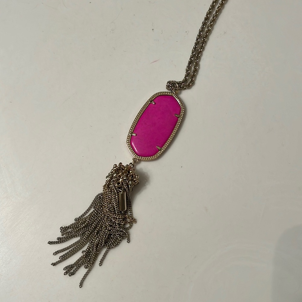 Kendra Scott Long Statement Necklace